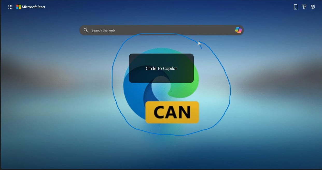 Microsoft Edge inicia pruebas de «Circle to Copilot» en iOS