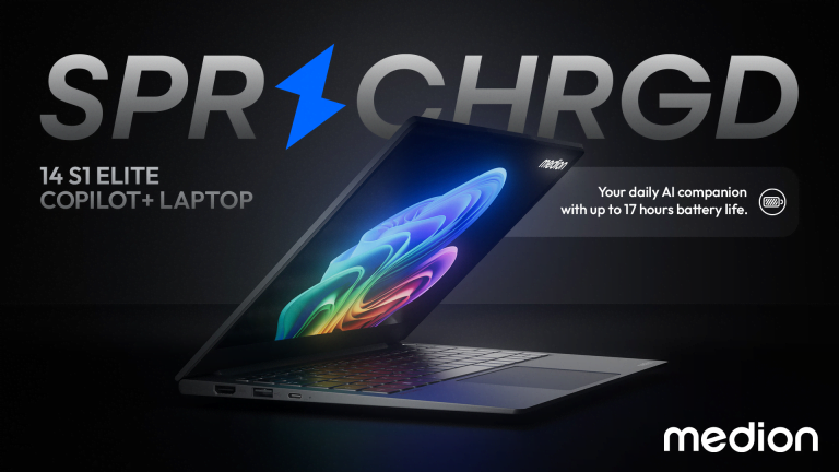 MEDION SPRCHRGD 14 S1 Elite, un nuevo portátil con el Snapdragon X Elite