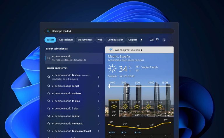 Windows Search incorpora la búsqueda de imágenes en la nube con lenguaje natural en los Copilot+ PCs