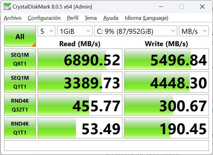 Las buenas cifras del SSD del Surface Laptop Studio 2