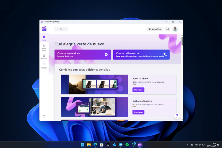Microsoft Clipchamp permitirá mejorar la imagen y el sonido con inteligencia artificial