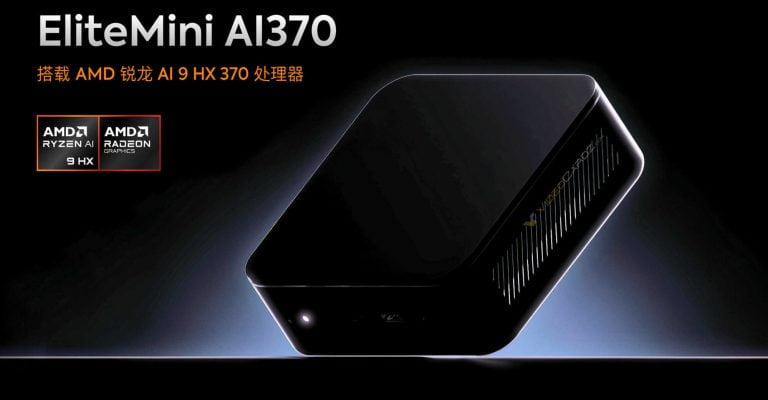 Minisforum revoluciona el mercado de los MiniPC con el EliteMini AI370 y el potente Ryzen AI 9 HX 370