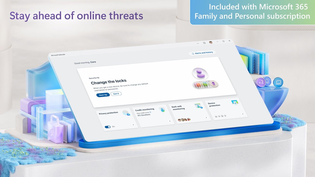 Imagen de algunas herramientas de Microsoft Defender