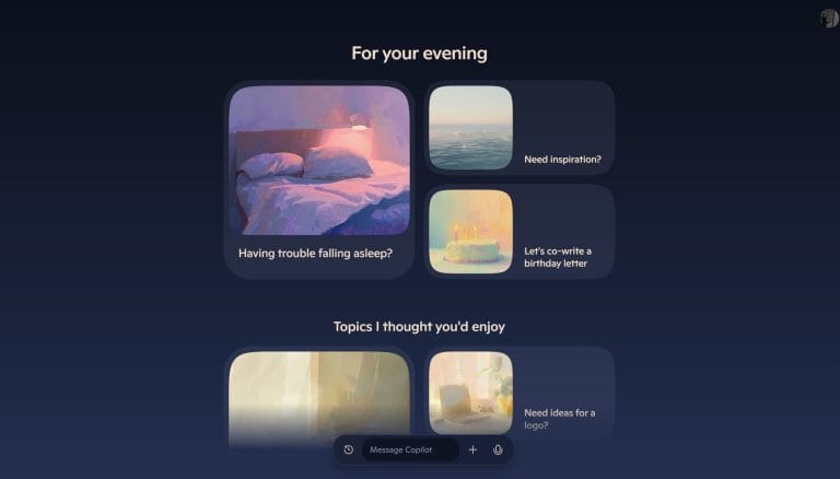 Microsoft Copilot: así es su nueva aplicación web con GPT-4, una nueva interfaz y más rápida que nunca