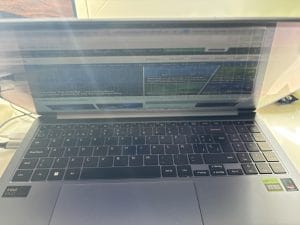 Condiciones de luz solar para la pantalla del Samsung Galaxy Book4 Ultra