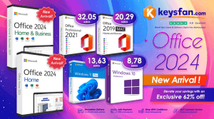 Cajas de Windows y Office de las ofertas de Keysfan
