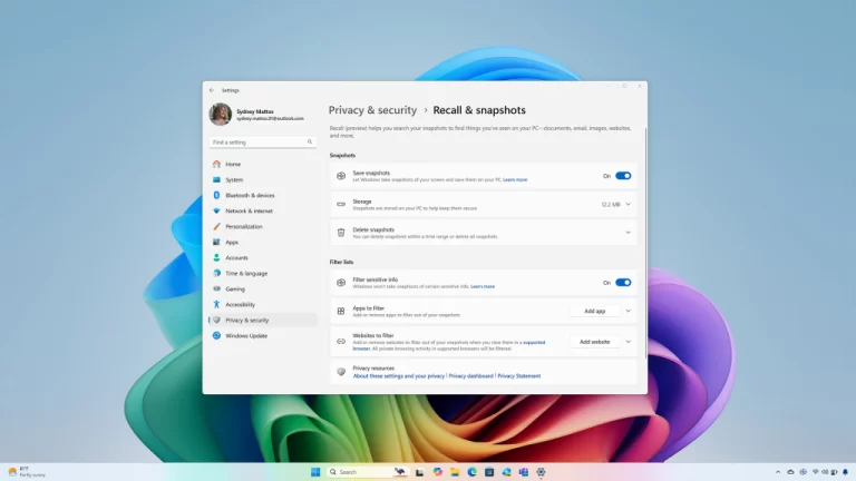 Personaliza la configuración de privacidad en Windows 11 24H2