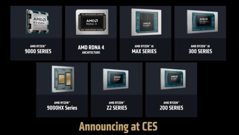 AMD ha presentado su nueva familia de procesadores Zen 5 en el CES 2025