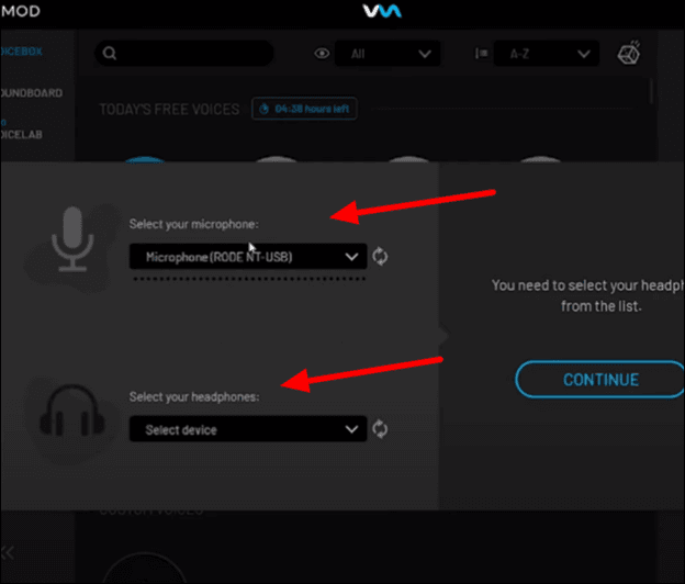 Configurando Voicemod
