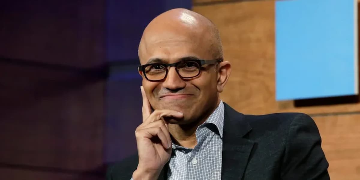 Imagen del CEO de Microsoft, Satya Nadella