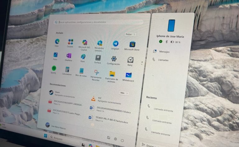 La integración con iOS llega al menú de inicio de Windows 11 | Microsofters