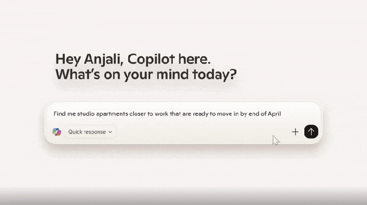 Copilot Actions encuentra apartamentos y agenda visitas automáticamente