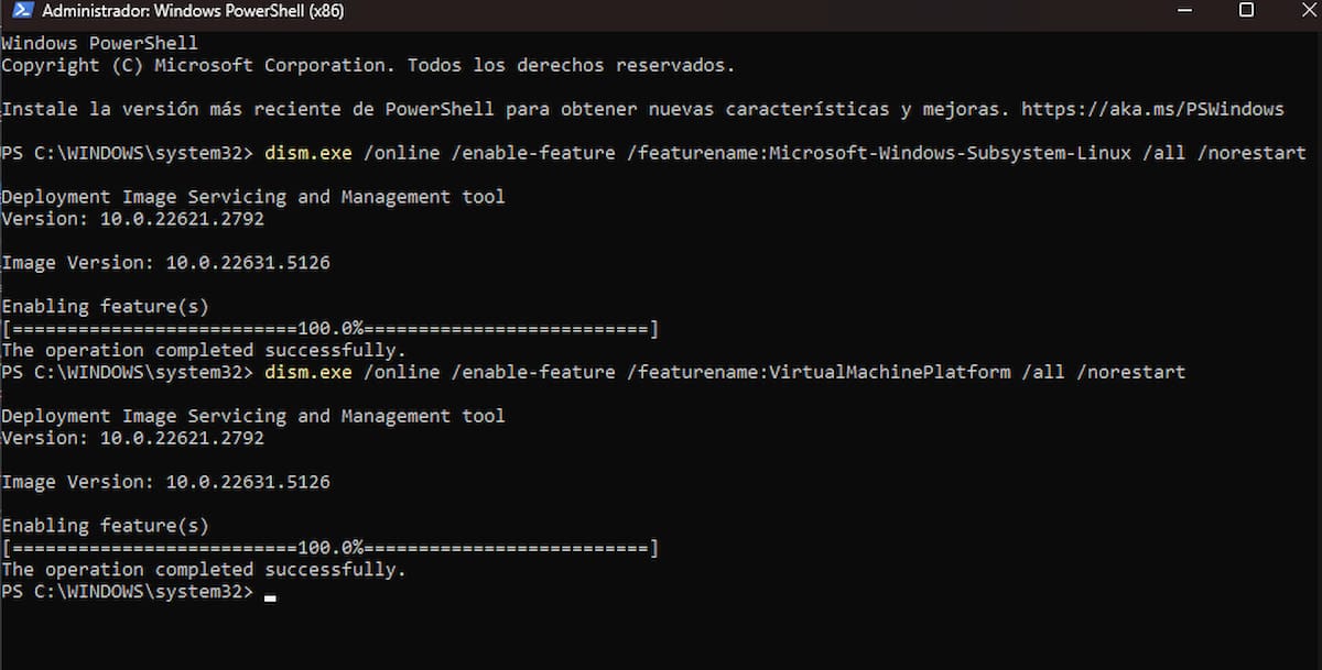Imagen de Powershell