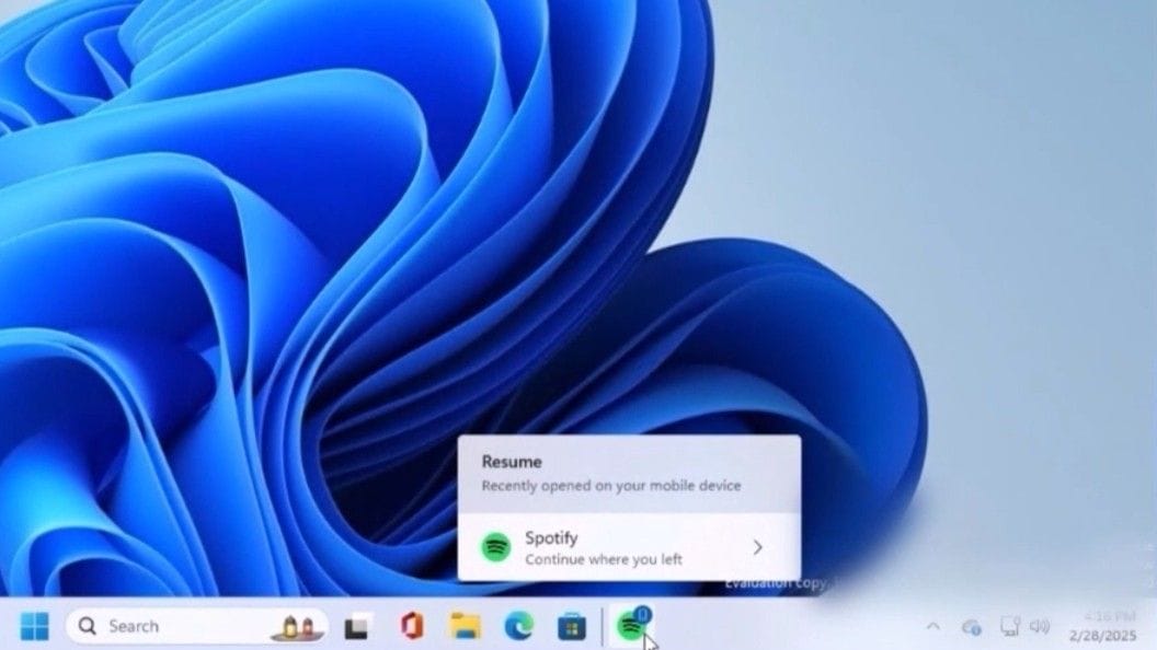Cross Device Resume en Windows 11