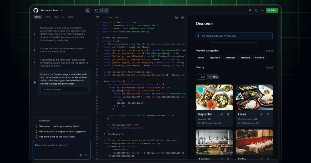GitHub Spark ya disponible