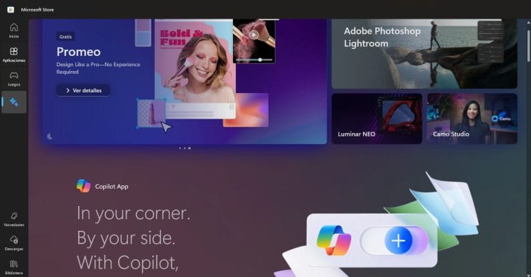 La Microsoft Store se actualiza añadiendo los Agentes de Copilot