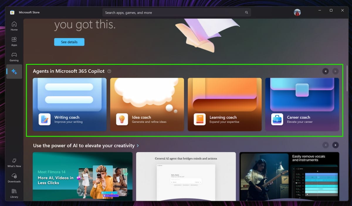 Imagen de la Microsoft Store