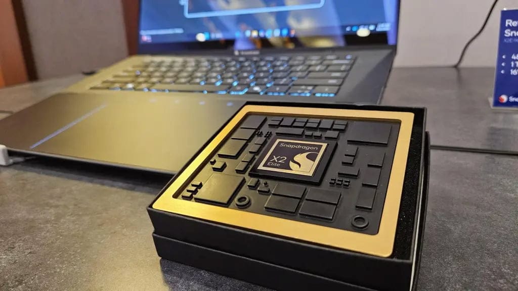 Imagen del chip Snapdragon X2 Elite Extreme