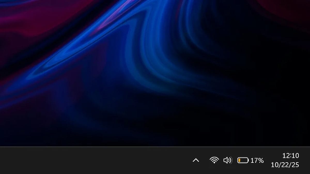 Imagen de la barra de tareas en Windows 11