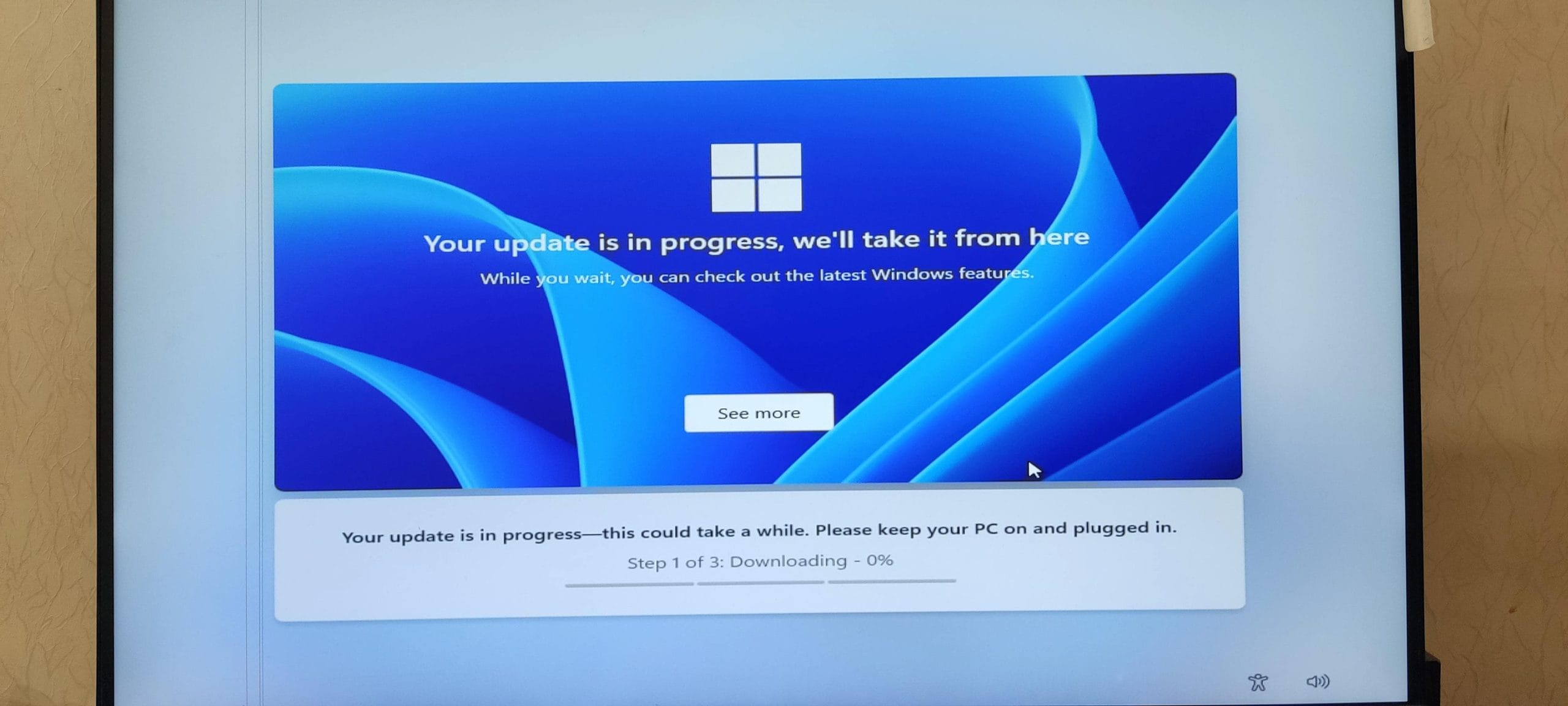 Imagen de la instalación de Windows 11