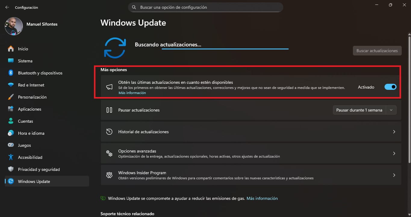 Imagen de Windows Update de Windows 11
