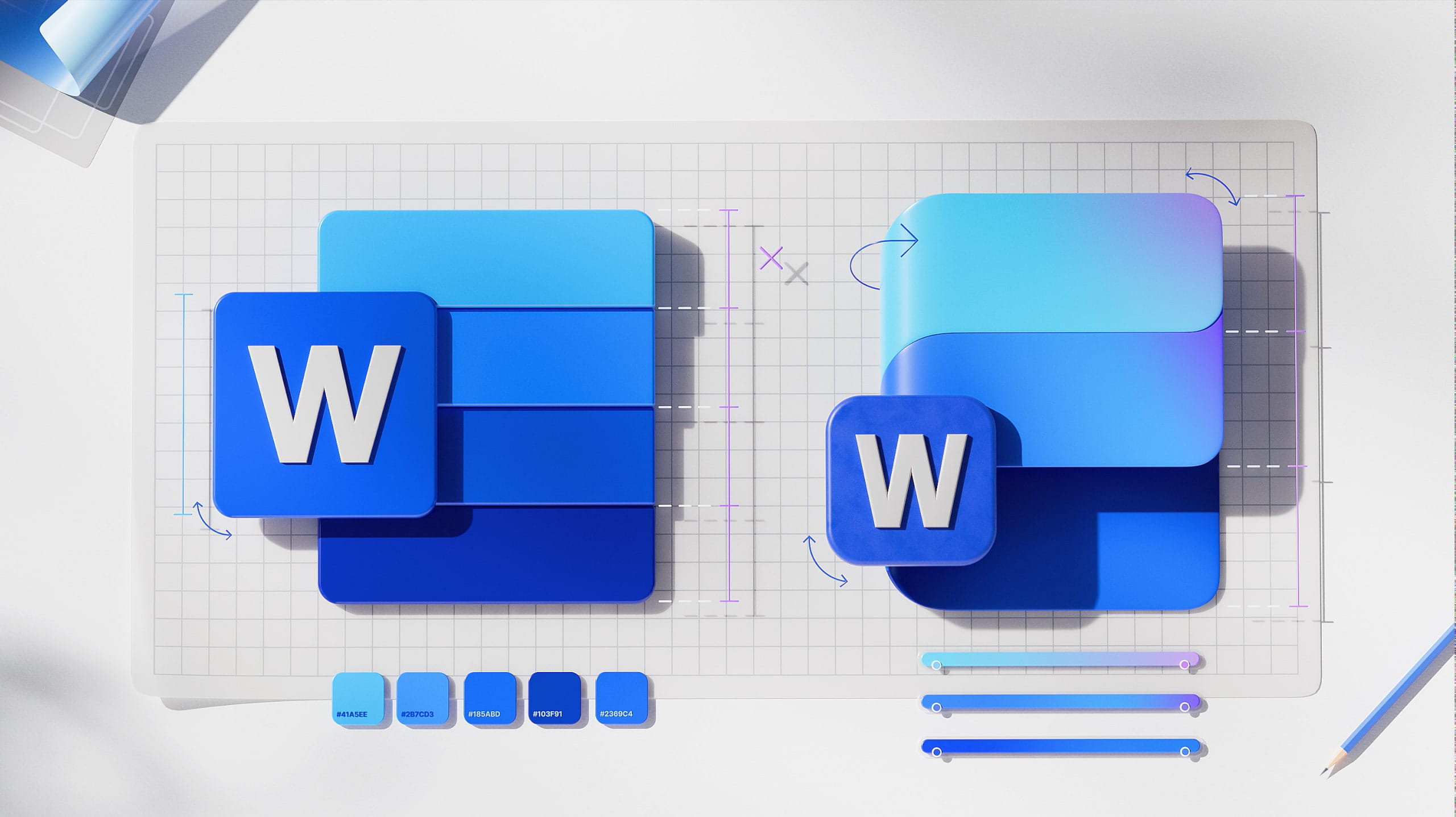 Imagen del nuevo ícono de Word