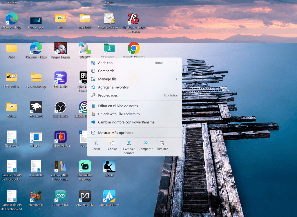 El nuevo menú contextual en Windows 11