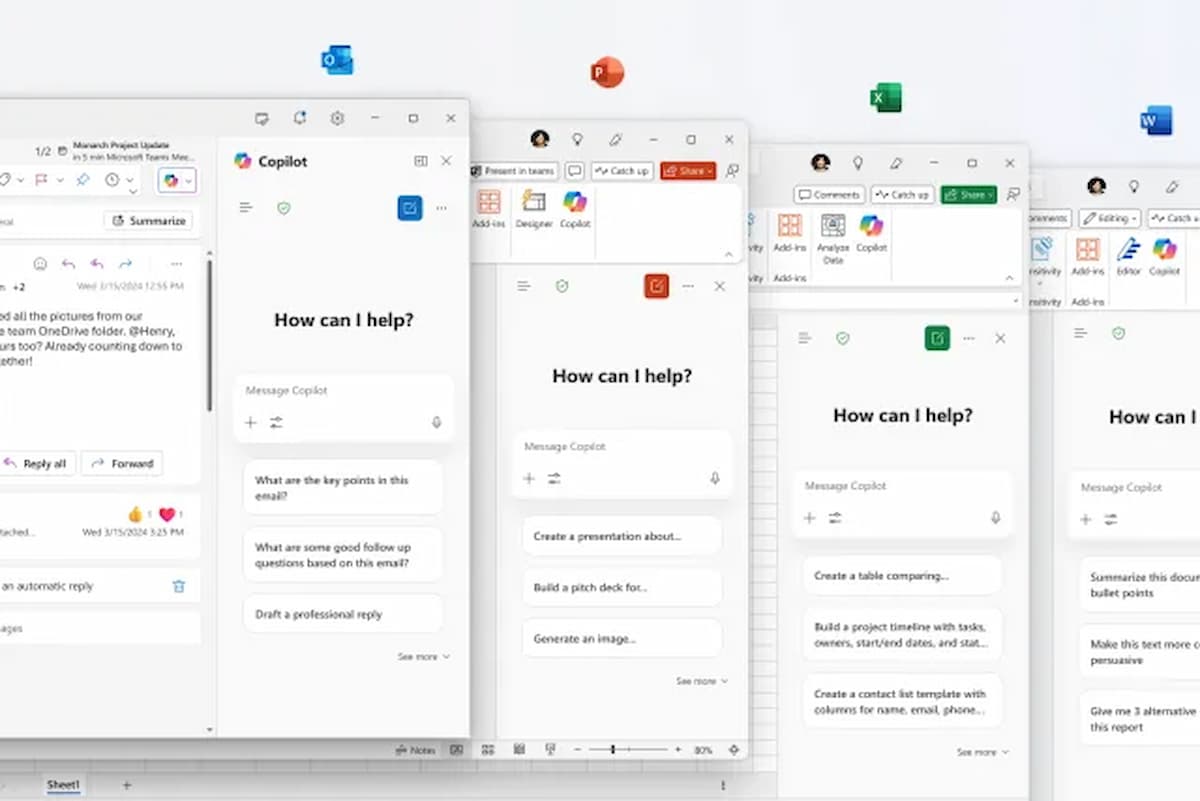 Imagen de las apps de Office