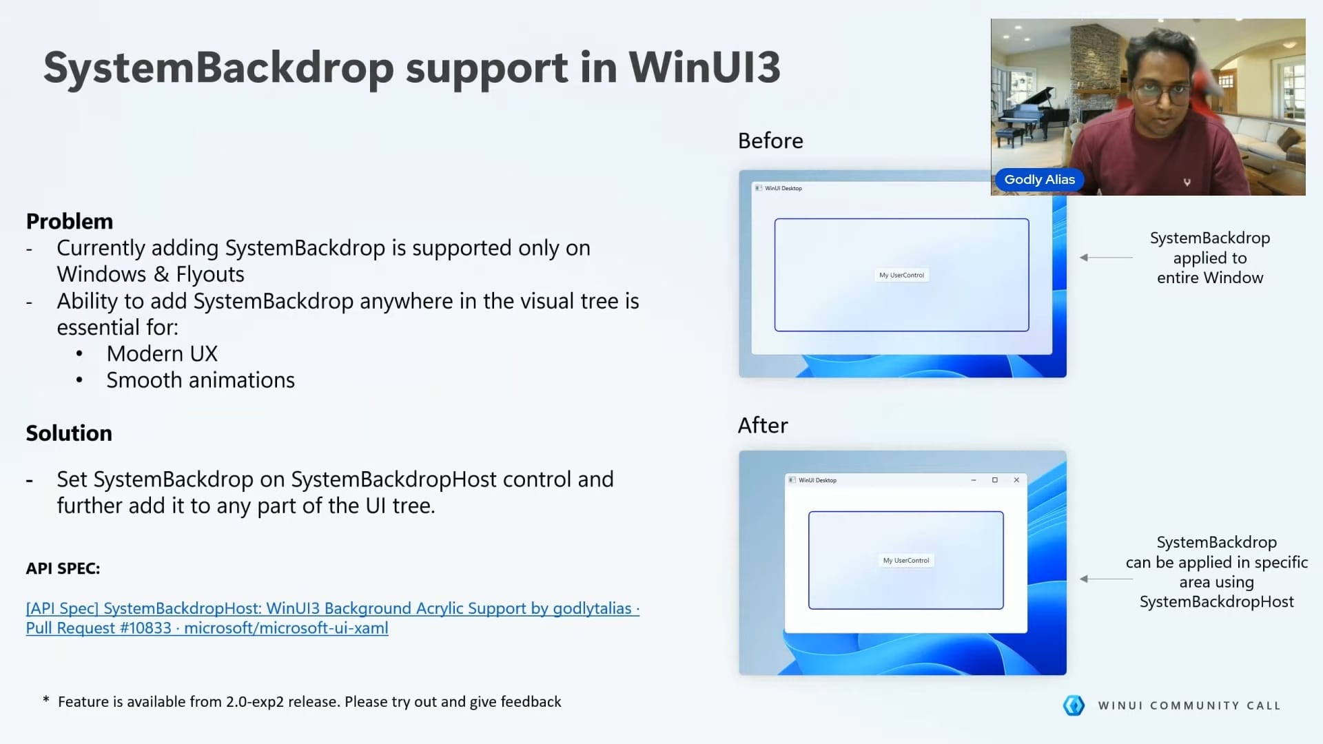 Systembackdrop y su soporte en Windows 11