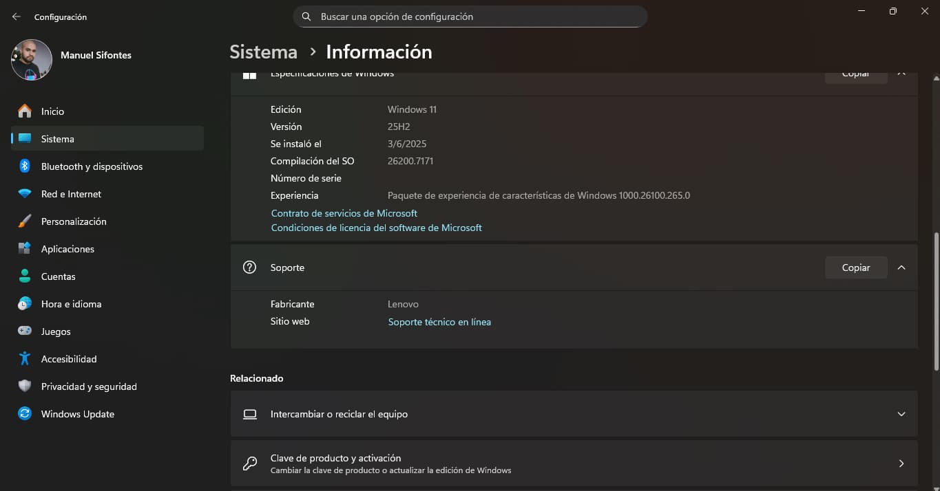 Imagen de Windows 11 25H2