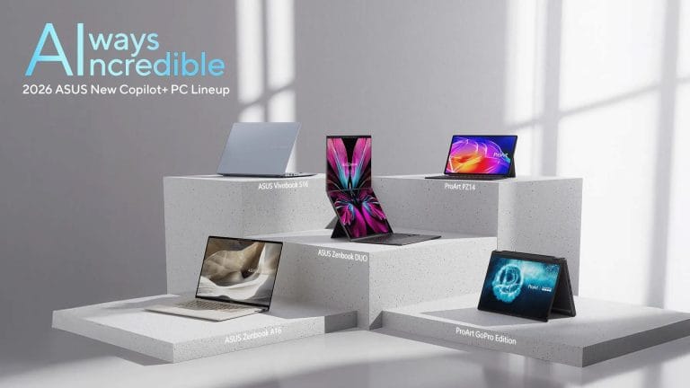 ASUS presenta sus nuevos y potentes portátiles con IA, el Zenbook A14 y A16