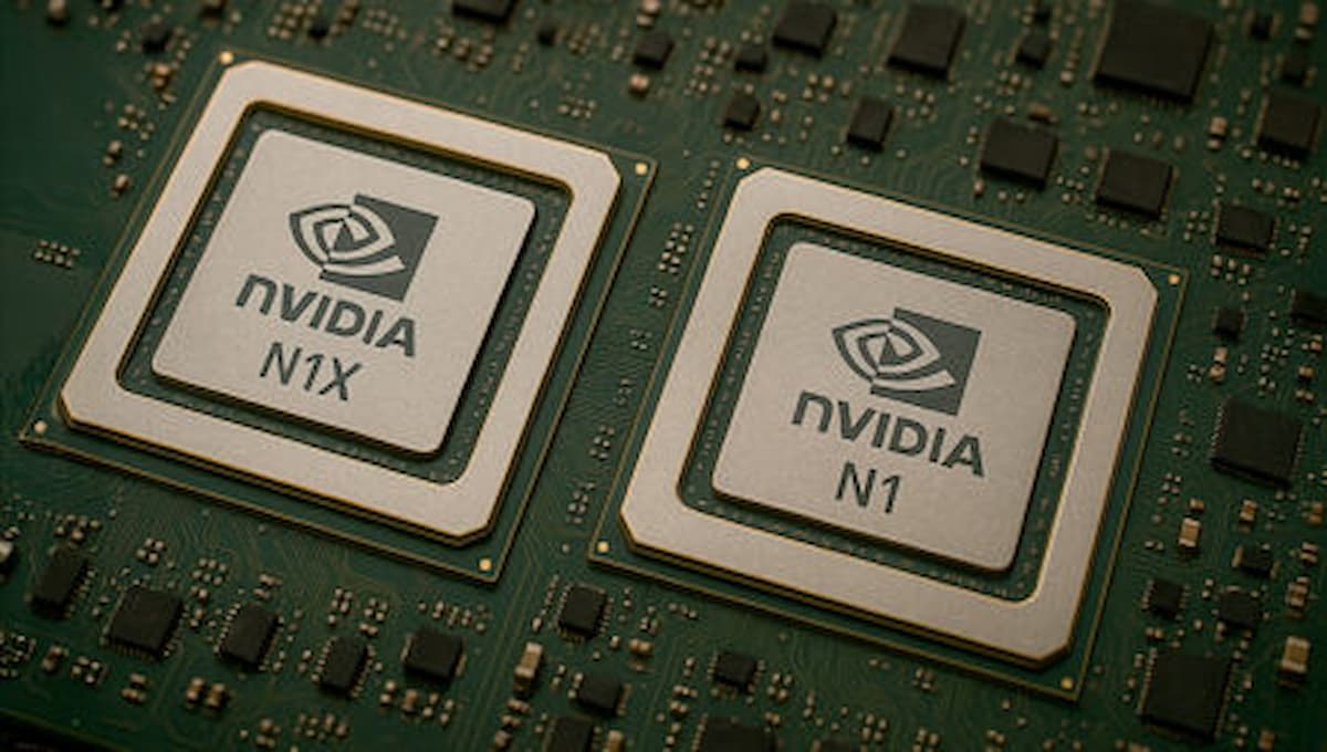 Imagen de los nuevos chips de NVIIDIA