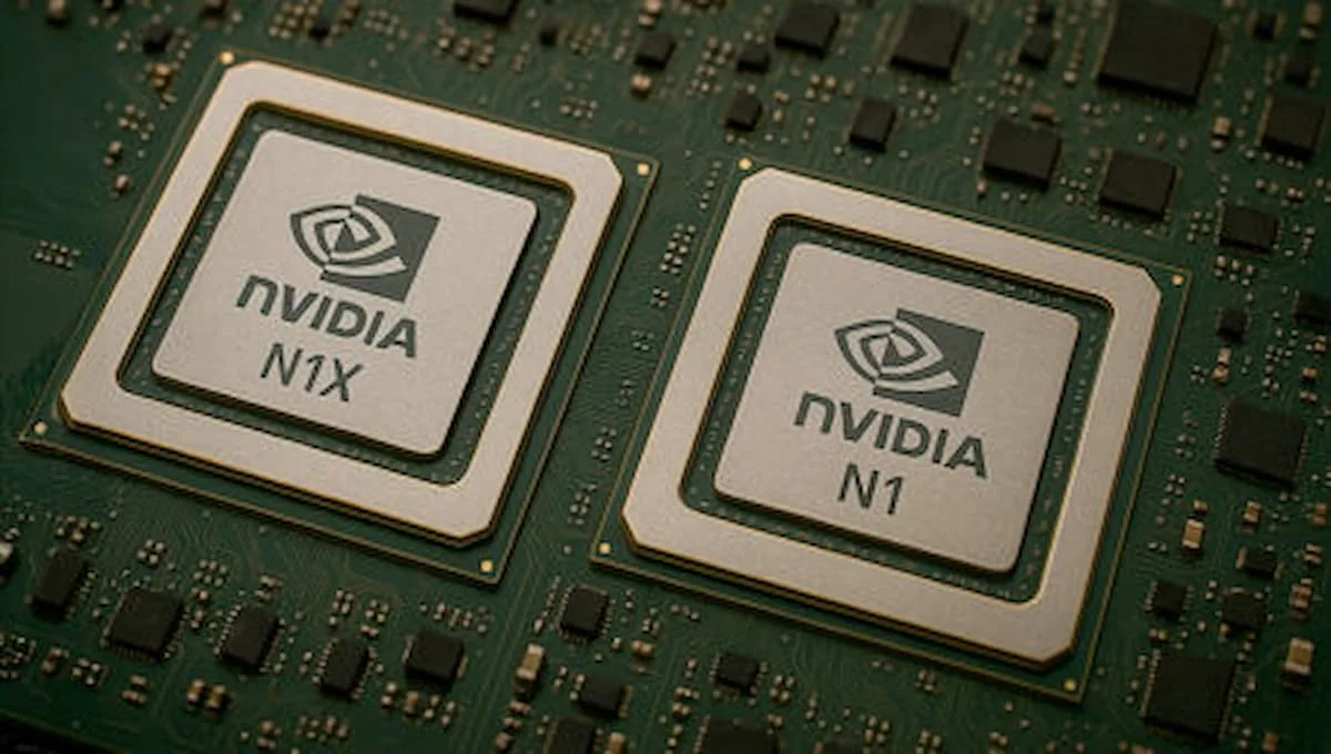 Imagen de los nuevos chips de NVIIDIA