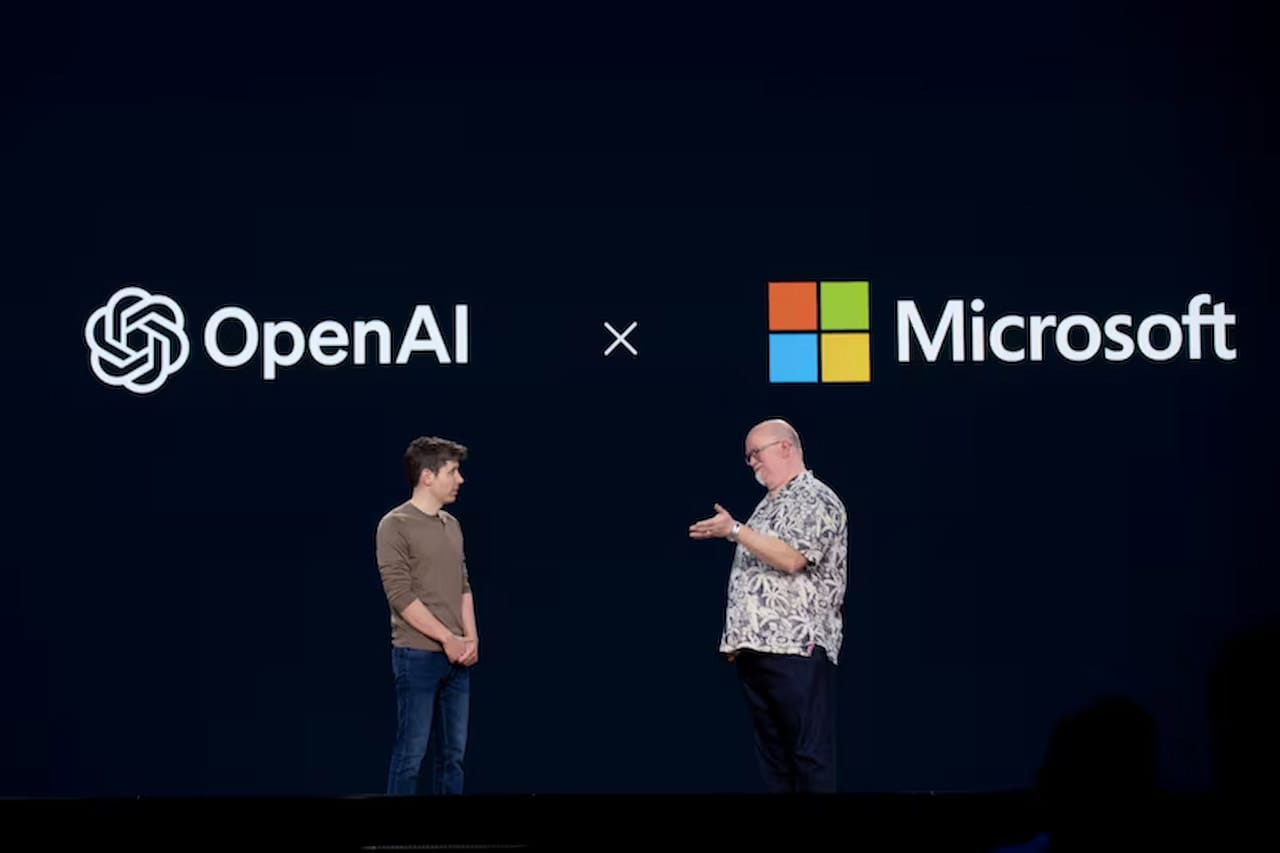 Imagen de la alianza entre Microsoft y OpenAI