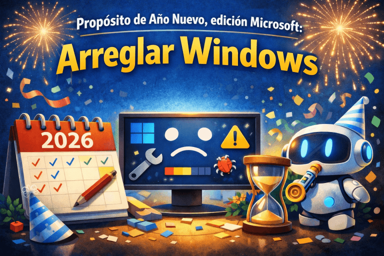 Propósitos de Año Nuevo 2026 «edición Microsoft»: más Windows y menos Copilot