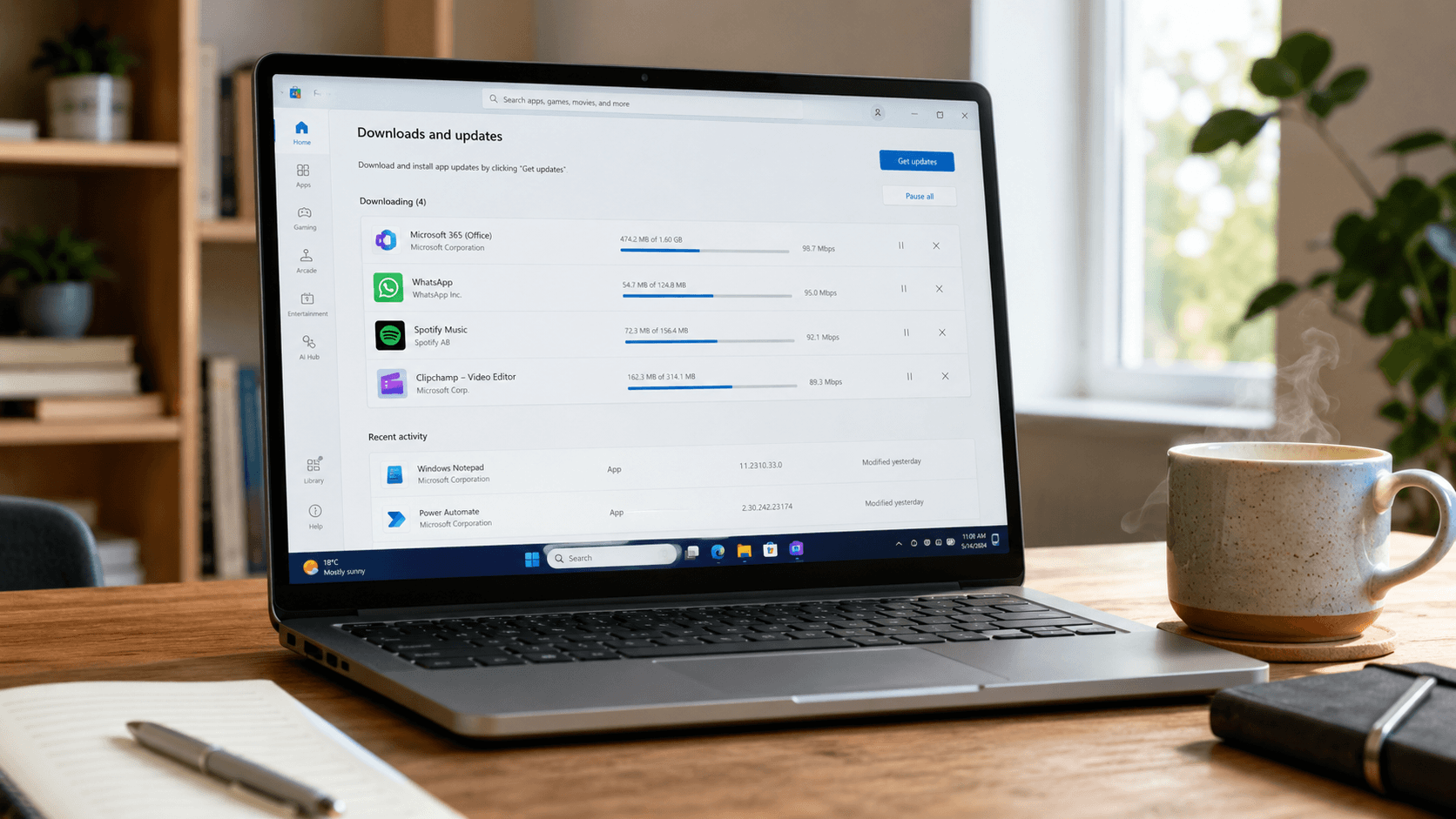 Microsoft acelera las descargas de la Microsoft Store en Windows 11 tras años de quejas