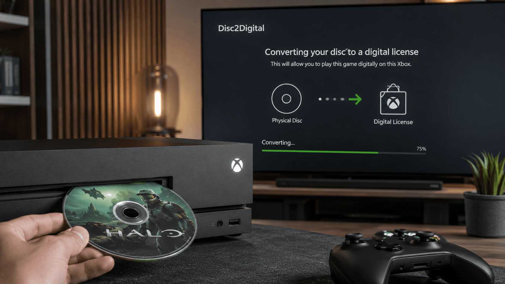 Xbox prueba una función para convertir tus juegos físicos en licencias digitales