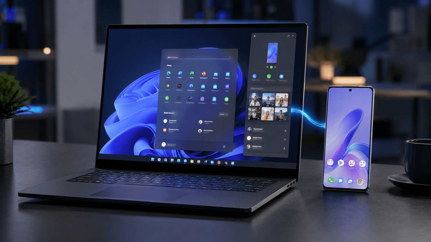 Microsoft prepara una integración mucho más profunda de Enlace Móvil en Windows 11