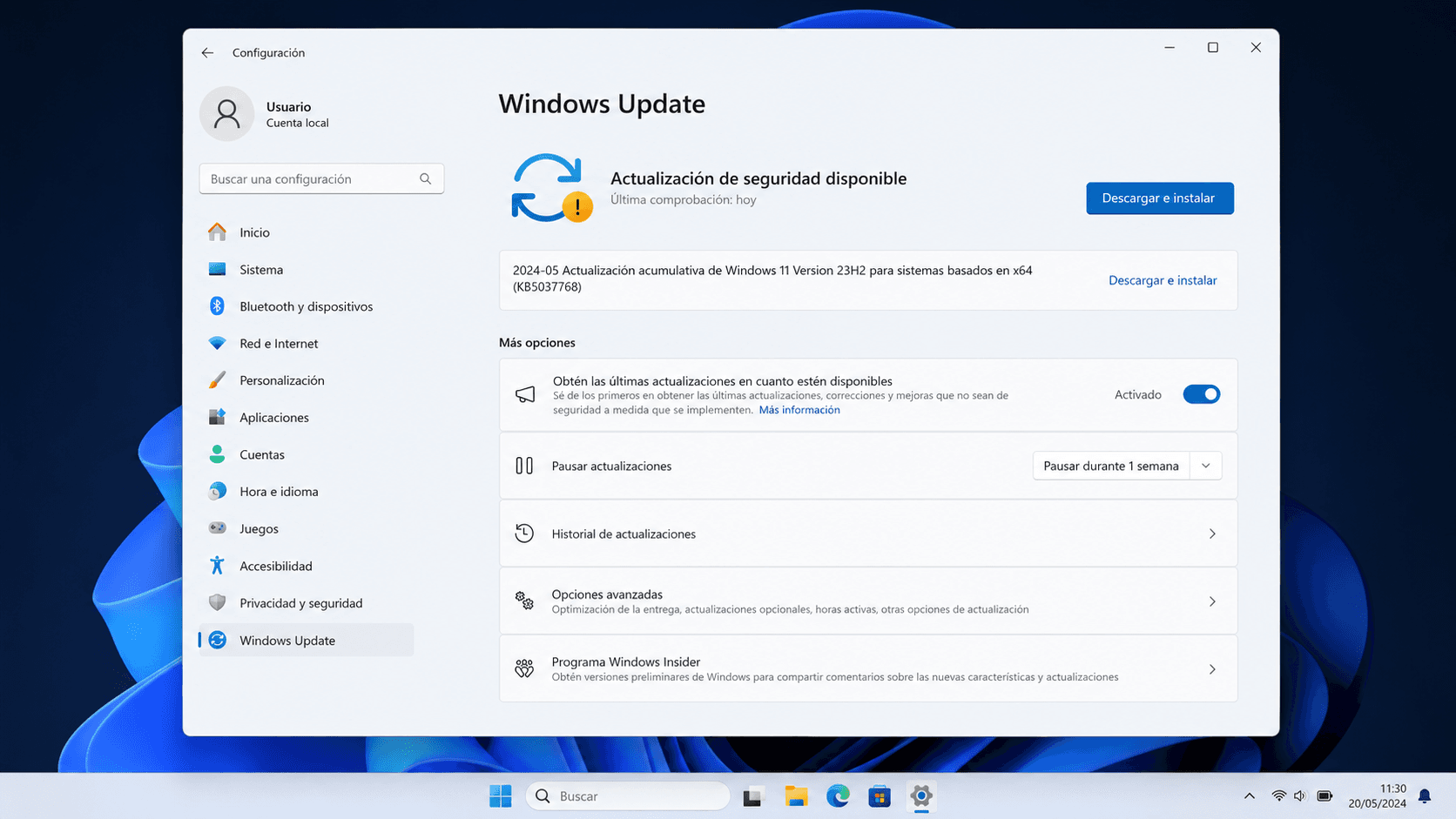 Las actualizaciones de Windows 11 no deberían aplazarse más de tres días ante el avance de la IA