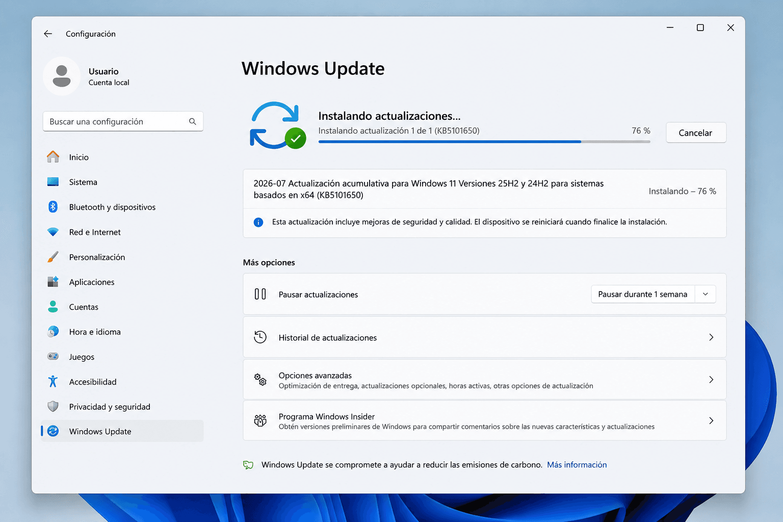 Windows 11 lanza las actualizaciones KB5101650 y KB5099414 con 570 vulnerabilidades corregidas y numerosas mejoras