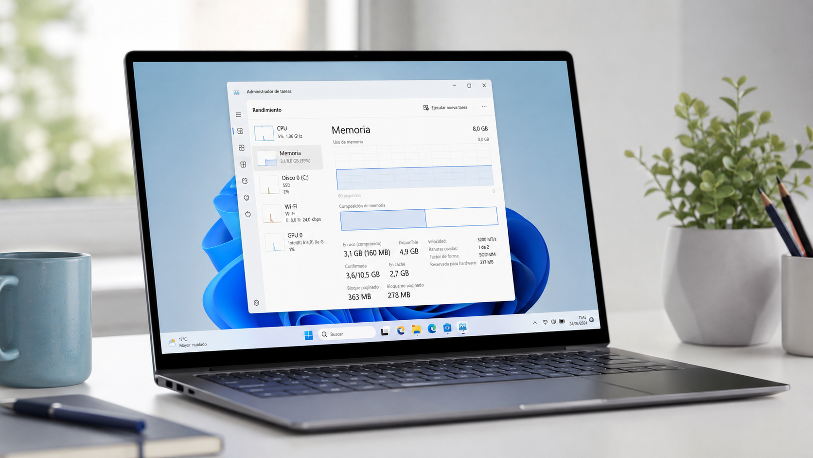 Microsoft promete que Windows 11 funcionará mejor en PCs con 8 GB de RAM
