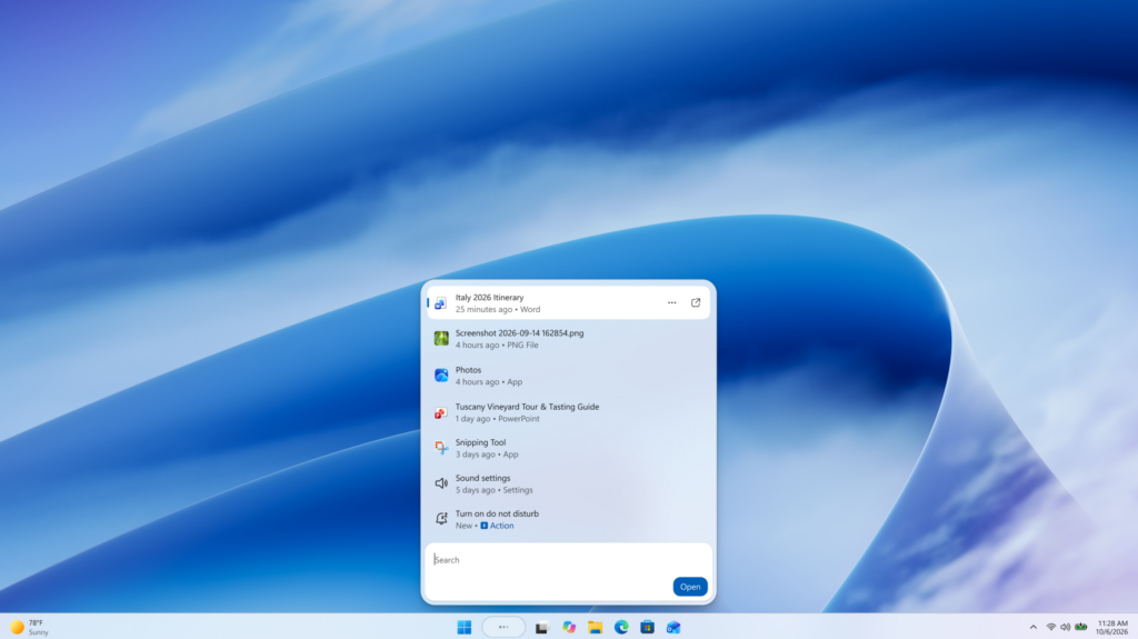 La nueva Búsqueda de Windows 11